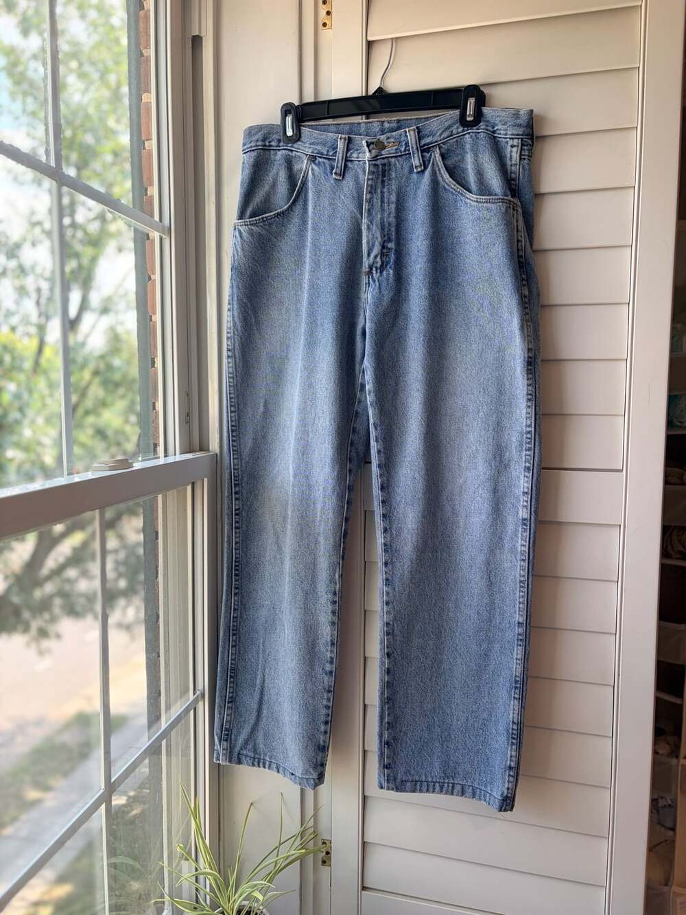 Vintage 70s Rustler Straight Leg Ankle Mom Jeans Buttermom Normcore